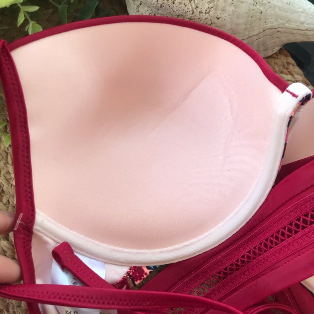 Shade & Shore Boho Banded Pushup Bikini Top - Picture 6 of 7